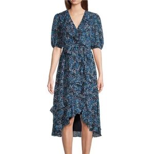 Chiffon Ruffled Belted Dress 👗